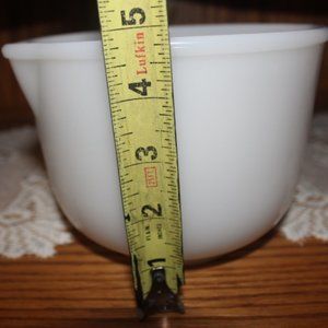 vintage sunbeam milk glass mixing bowl #1